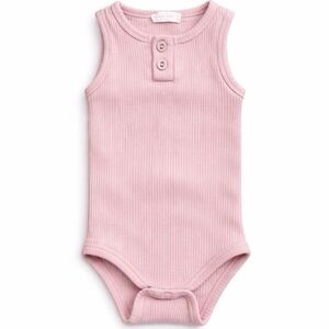 Jamie Kay Organic Essential Single Ribbed Bodysuit 3-6M OLD ROSE